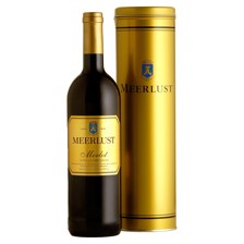 Buy & Send Meerlust Merlot Gift Tin - South African Red Wine 75cl