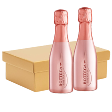 Buy & Send Mini Bottega Rose 20cl Duo Postal Box