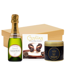 Buy & Send Mini Laurent Perrier La Cuvee Champagne 20cl & Candle Gift Hamper