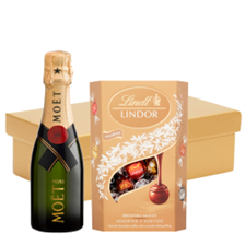Buy & Send Mini Moet And Chandon Brut Champagne 20cl And Chocolates In Gift Hamper