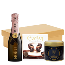 Mini Moet Rose Champagne 20cl Twin Postal Box, Buy online for UK  nationwide delivery