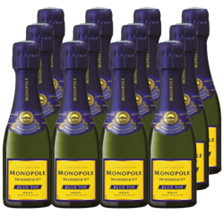 Buy & Send Mini Monopole Heidsieck Co. Blue Top Brut 20cl Case of 12