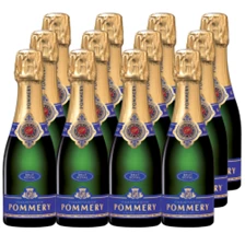 Buy & Send Mini Pommery Brut Royal Champagne 18.7cl Case of 12