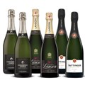 Buy & Send Mixed Case Champagne 6 x 75cl - comprises 2 x Taittinger, 2 x Lanson le Black, 2 x Chassenay Brut