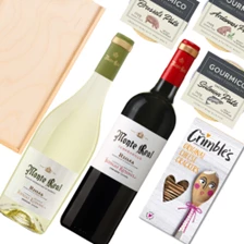 Buy & Send Mixed Monte Real Red & White Spanish Wine And Pate Duo Gift Box