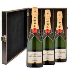 Buy & Send Moet And Chandon Brut Champagne 75cl Treble Luxury Gift Boxed Champagne