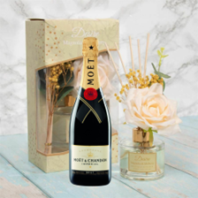 Buy & Send Moet &amp; Chandon Brut Imperial With Magnolia & Mulberry Desire Floral Diffuser