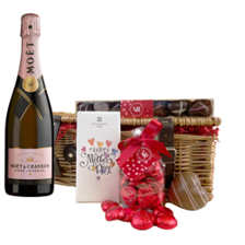 Buy & Send Moet &amp; Chandon Rose Champagne 75cl And Chocolate Mothers Day Hamper
