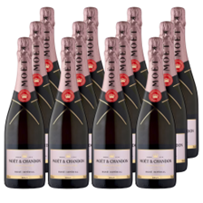 Buy & Send Moet & Chandon Rose Champagne 75cl Crate of 12 Champagne