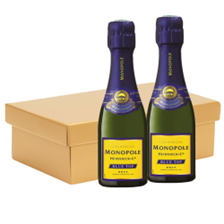 Buy & Send Monopole Heidsieck Co. Blue Top Brut 20cl Duo Postal Box