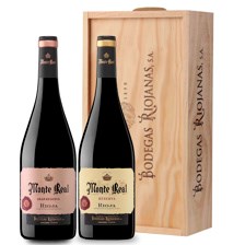 Buy & Send Monte Real Reserva and Gran Reserva in Wooden Box