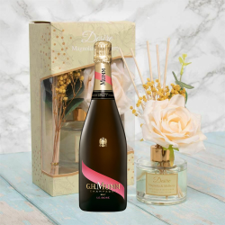 Buy & Send Mumm Rose 75cl Champagne With Magnolia & Mulberry Desire Floral Diffuser