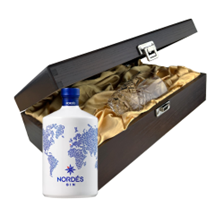 Buy & Send Nordes Atlantic Galician Gin 70cl In Luxury Box With Royal Scot Glass