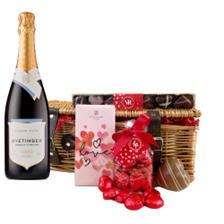 Buy & Send Nyetimber Classic Cuvee 75cl And Chocolate Valentines Hamper