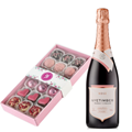 Buy & Send Nyetimber Rose English Sparkling Wine 75cl and Assorted Box Of Celebration Chocolates 235g