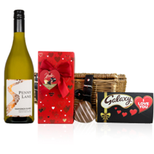 Buy & Send Penny Lane Sauvignon Blanc 75cl White Wine And Chocolate Valentines Hamper
