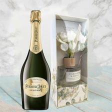 Buy & Send Perrier Jouet Grand Brut Champagne 75cl With Cardamon & Mimosa Floral Diffuser