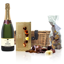Buy & Send Personalised Champagne - Graduation Label And Chocolates Hamper