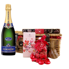 Buy & Send Pommery Brut Royal Champagne 75cl And Chocolate Valentines Hamper