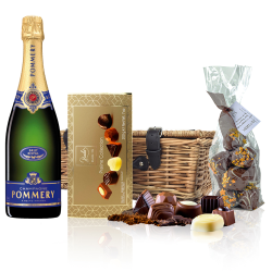 Buy & Send Pommery Brut Royal Champagne 75cl And Chocolates Hamper