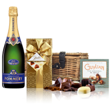 Buy & Send Pommery Brut Royal Champagne 75cl And Chocolates Hamper