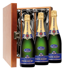 Buy & Send Pommery Brut Royal Champagne 75cl Treble Luxury Gift Boxed Champagne