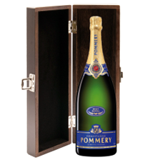Buy & Send Pommery Brut Royal Champagne Magnum 150cl in Elm Wood Gift Box