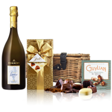 Buy & Send Pommery Cuvee Louise 2004 Champagne 75cl And Chocolates Hamper