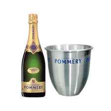 Buy & Send Pommery Grand Cru Vintage 2006 Champagne 75cl And Branded Ice Bucket Set