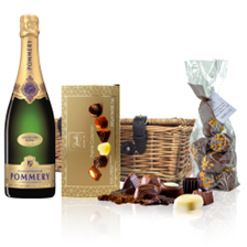 Buy & Send Pommery Grand Cru Vintage 2009 Champagne 75cl And Chocolates Hamper