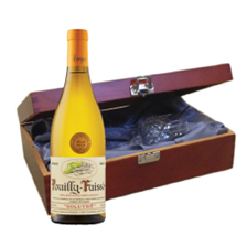 Buy & Send Pouilly Fuisse Auvigue In Luxury Box With Royal Scot Wine Glass