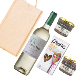 Buy & Send Puerta Vieja Rioja Blanco And Pate Gift Box