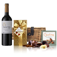 Buy & Send Puerta Vieja Tinto Reserva And Chocolates Hamper