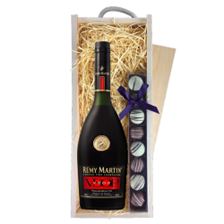 Buy & Send Remy Martin VSOP Cognac 70cl & Truffles, Wooden Box