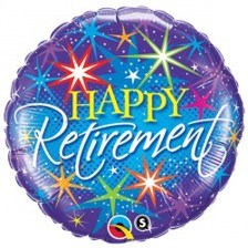 Buy & Send Happy Retirement Helium Balloon