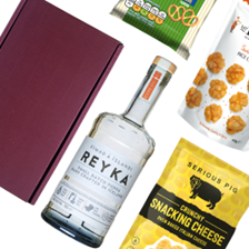 Buy & Send Reyka Handcrafted Vodka 70cl Nibbles Hamper