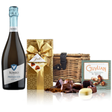 Buy & Send Romeo Prosecco DOC 75cl And Chocolates Hamper