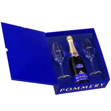 Buy & Send Pommery Brut Royal Champagne Gift Pack With 2 Flutes 75cl