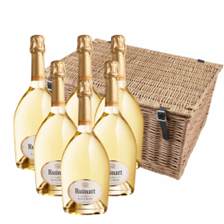 Buy & Send Ruinart Blanc de Blanc Champagne 75cl Case of 6 Hamper