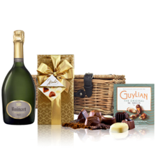 Buy & Send Ruinart Brut 75cl Champagne 75cl And Chocolates Hamper
