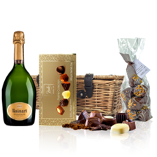Buy & Send Ruinart Brut 75cl Champagne 75cl And Chocolates Hamper