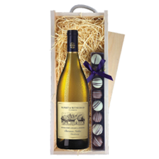 Buy & Send Rupert & Rothschild Baroness Nadine Chardonnay 75cl White Wine & Truffles, Wooden Box