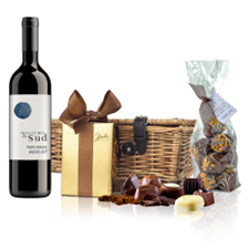 Buy & Send Signatures de Sud Merlot 75cl Red Wine And Chocolates Hamper