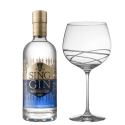 Buy & Send Sing Gin 70cl And Single Gin and Tonic Skye Copa Glass