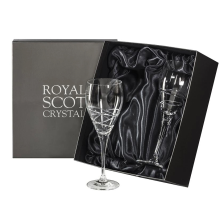 Buy & Send Skye 2 Large Wine Glasses 235mm (Presentation Boxed) Royal Scot Crystal
