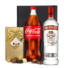 Buy & Send Smirnoff Red Vodka with Coke Mixer Gift Box