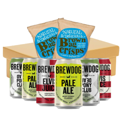 Buy & Send Surprise Brewdog Beers 330ml Beer and Crisps Hamper (6 x 330ml)