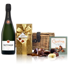 Buy & Send Taittinger Brut Champagne 75cl And Chocolates Hamper