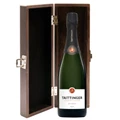 Buy & Send Taittinger Brut Champagne 75cl in Elm Wood Gift Box