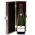 Buy & Send Taittinger Brut Champagne 75cl in Elm Wood Gift Box
